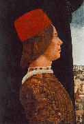 Ercole de Roberti Portrait of Giovanni II Bentivoglio oil painting